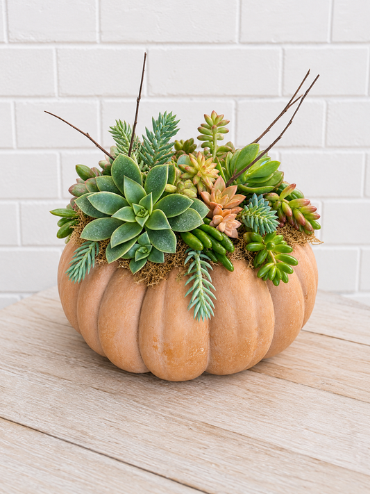 Succulent Pumpkin Workshop