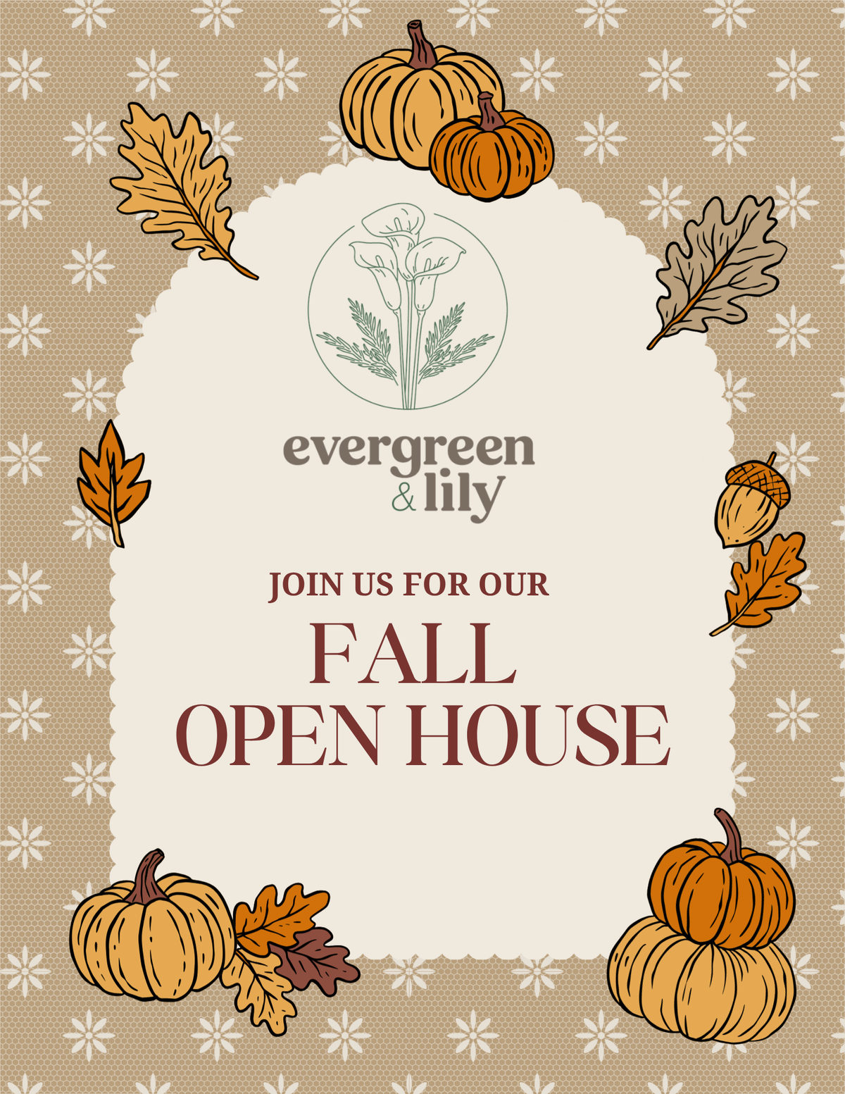FALL OPEN HOUSE Info