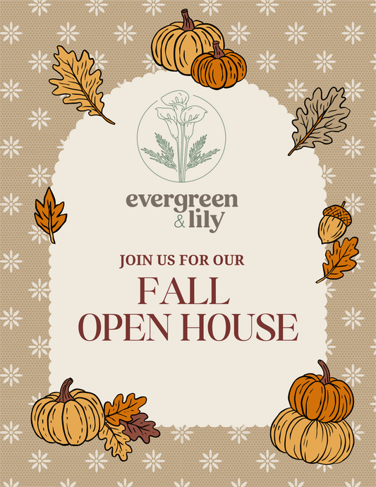 FALL OPEN HOUSE Info